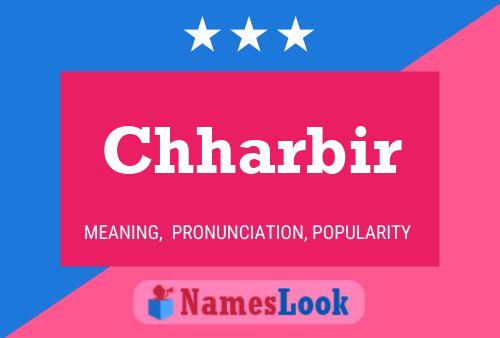 Chharbir Name Poster