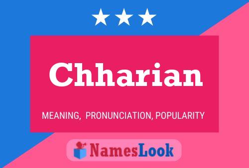 Chharian Name Poster