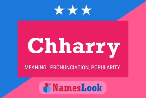 Chharry Name Poster