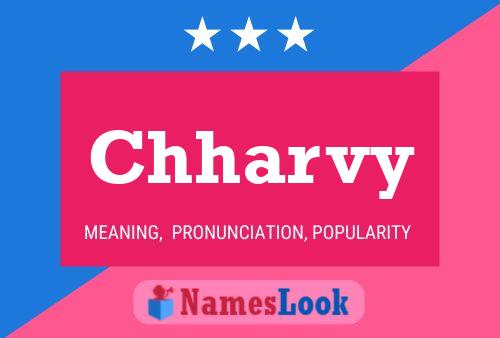 Chharvy Name Poster