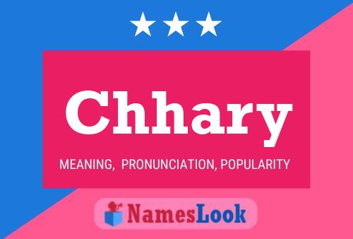 Chhary Name Poster