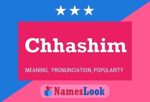 Chhashim Name Poster