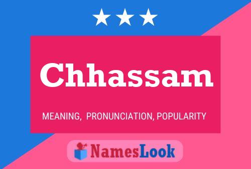 Chhassam Name Poster