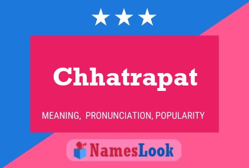 Chhatrapat Name Poster