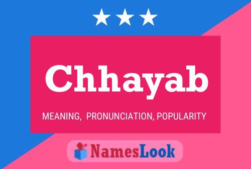 Chhayab Name Poster