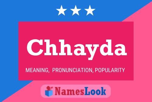 Chhayda Name Poster