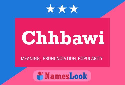 Chhbawi Name Poster