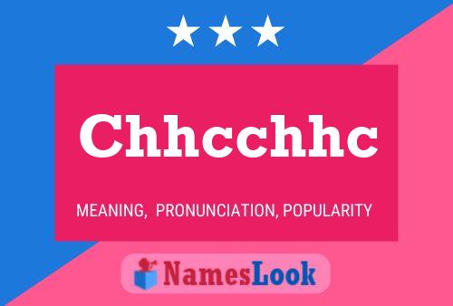 Chhcchhc Name Poster