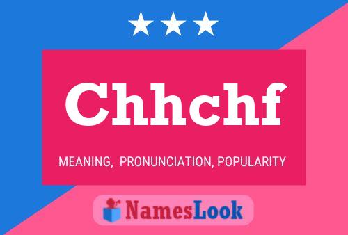 Chhchf Name Poster