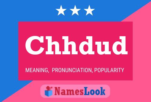 Chhdud Name Poster