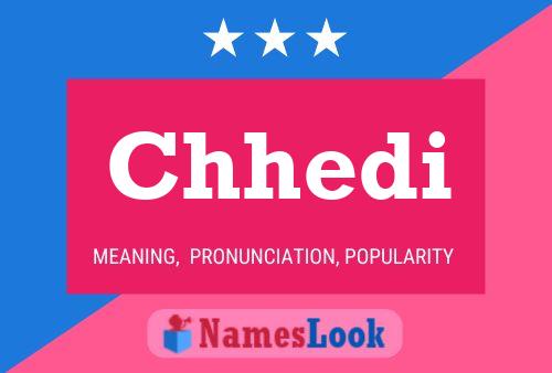 Chhedi Name Poster