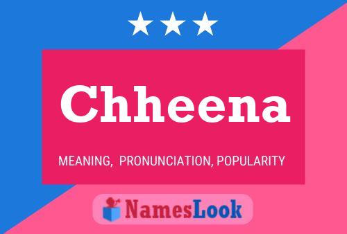 Chheena Name Poster