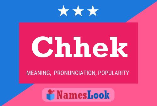 Chhek Name Poster