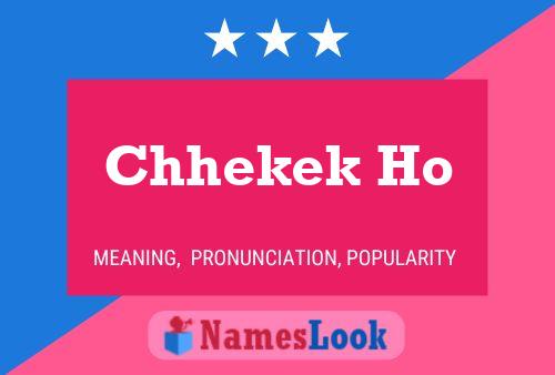 Chhekek Ho Name Poster