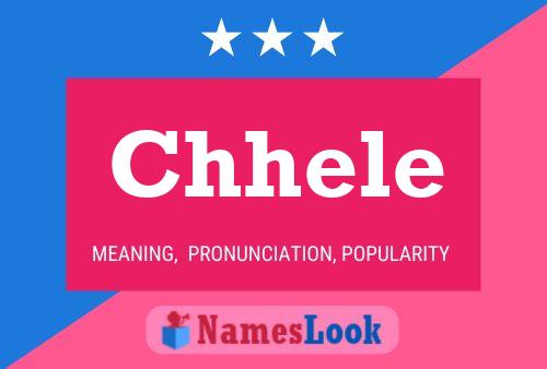 Chhele Name Poster