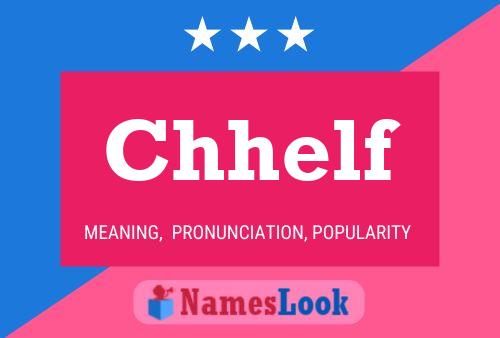 Chhelf Name Poster