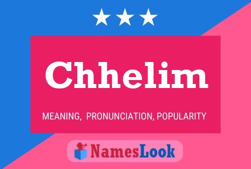 Chhelim Name Poster