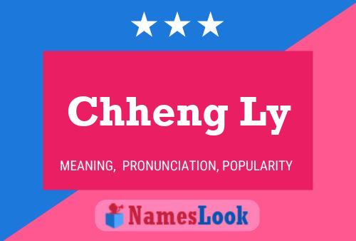 Chheng Ly Name Poster