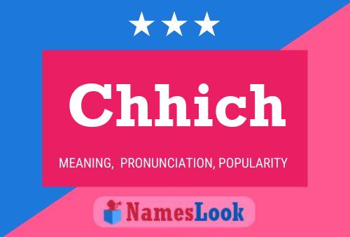 Chhich Name Poster