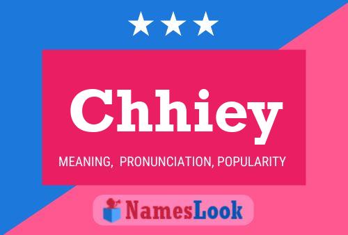 Chhiey Name Poster