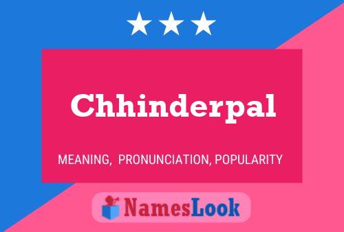 Chhinderpal Name Poster