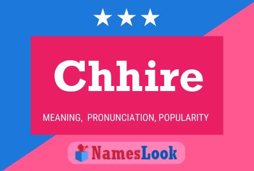 Chhire Name Poster