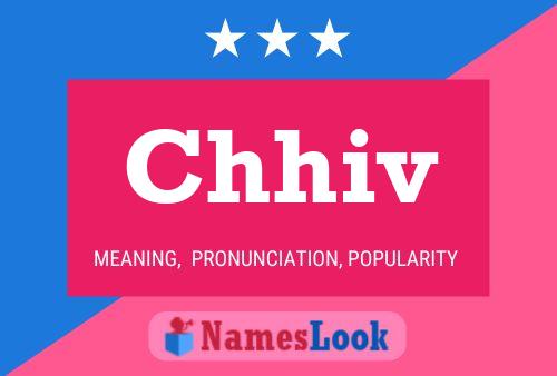 Chhiv Name Poster