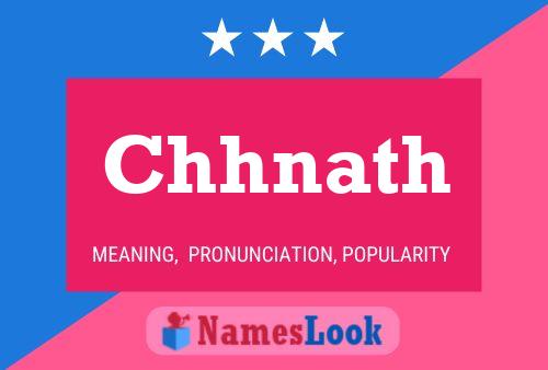 Chhnath Name Poster