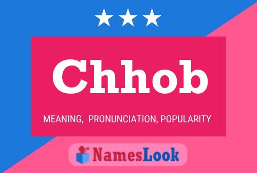 Chhob Name Poster