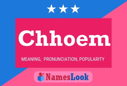 Chhoem Name Poster