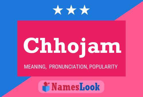 Chhojam Name Poster