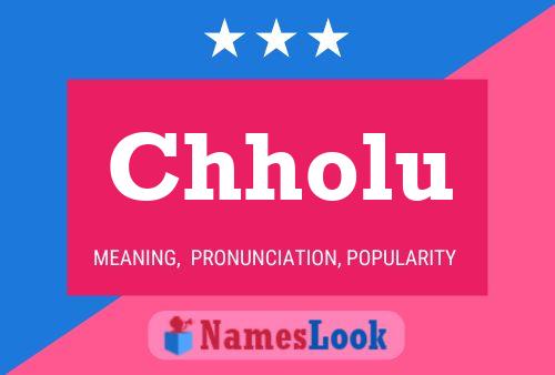 Chholu Name Poster