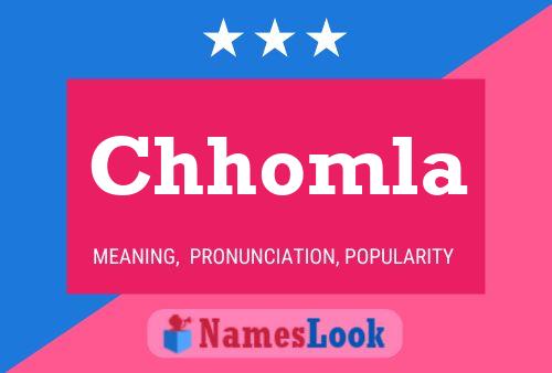 Chhomla Name Poster