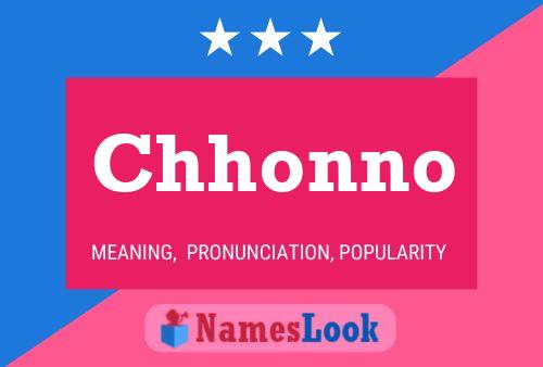 Chhonno Name Poster