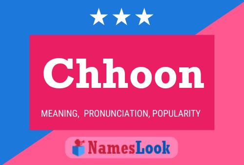 Chhoon Name Poster