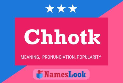 Chhotk Name Poster