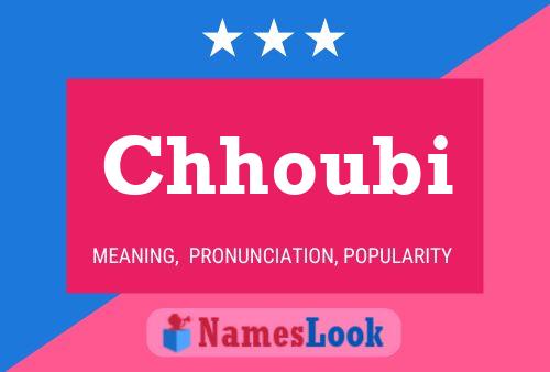 Chhoubi Name Poster