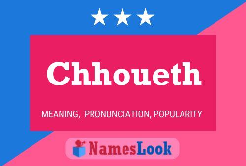 Chhoueth Name Poster