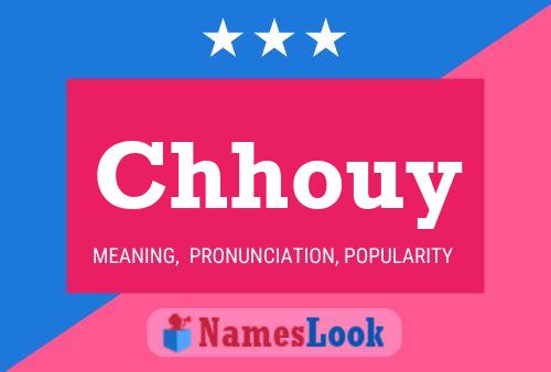 Chhouy Name Poster