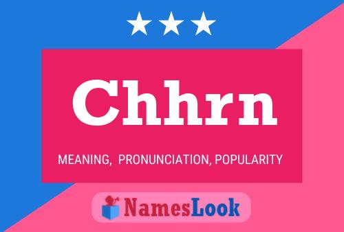 Chhrn Name Poster