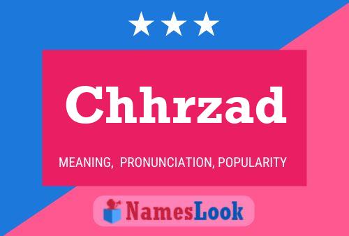 Chhrzad Name Poster