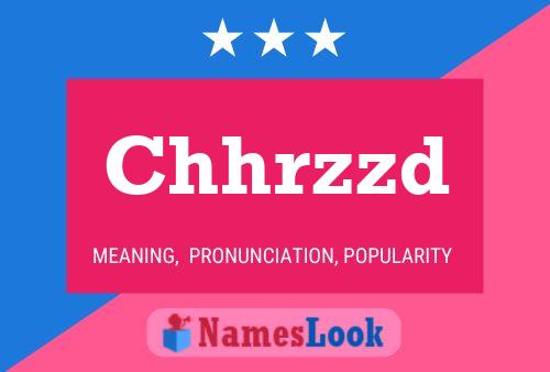 Chhrzzd Name Poster