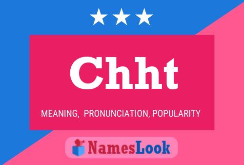 Chht Name Poster