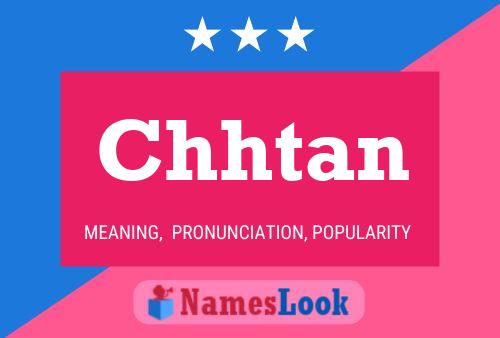 Chhtan Name Poster