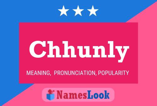 Chhunly Name Poster