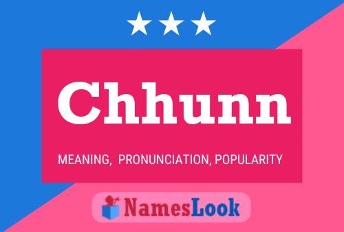 Chhunn Name Poster