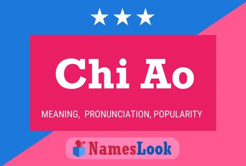 Chi Ao Name Poster