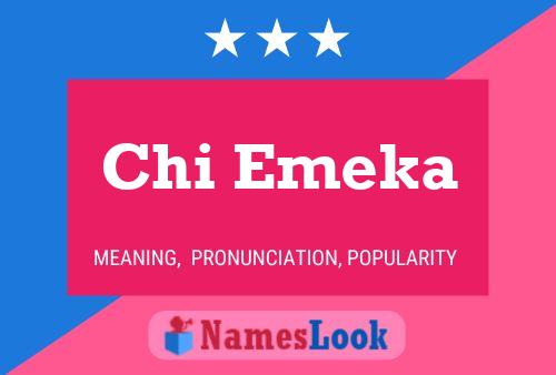 Chi Emeka Name Poster