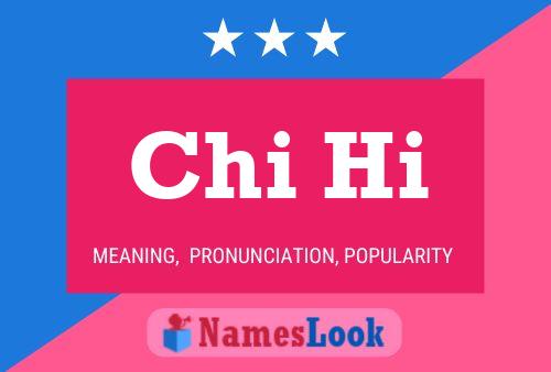 Chi Hi Name Poster