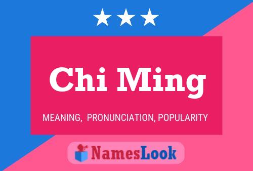 Chi Ming Name Poster